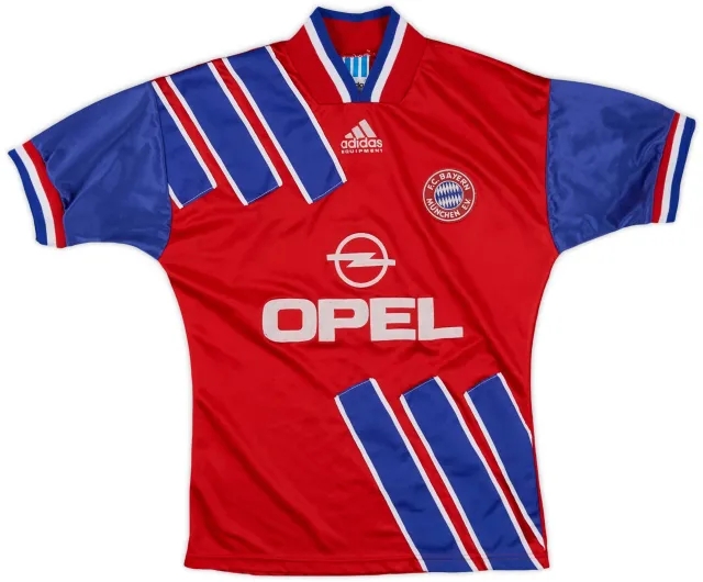 adidas 1993-95 Bayern Munich Home Shirt - 8/10 - (M.Boys)