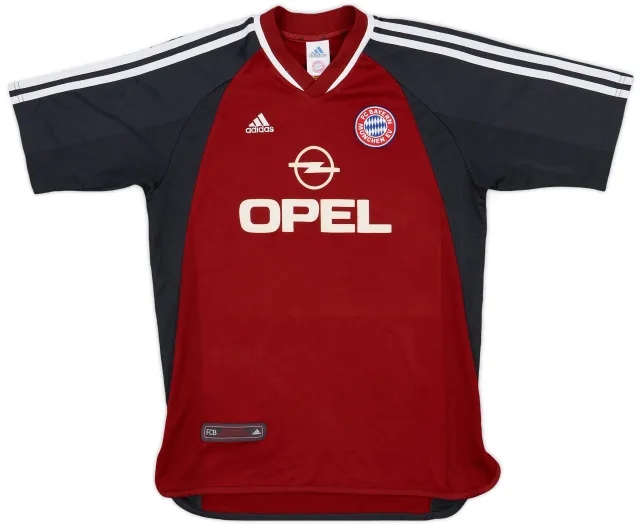 adidas 2001-02 Bayern Munich Home Shirt - 6/10 - (XL.Boys)