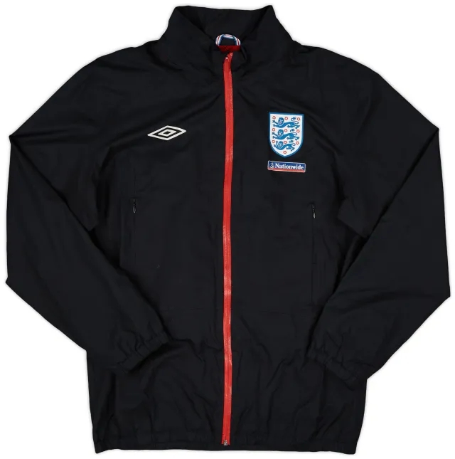 2010-11 England Umbro Hooded Rain Jacket - 8/10 - (M)
