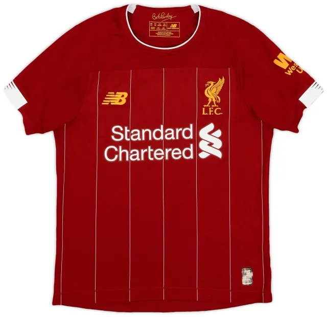 NewBalance 2019-20 Liverpool Home Shirt - 9/10 - (M.Boys)
