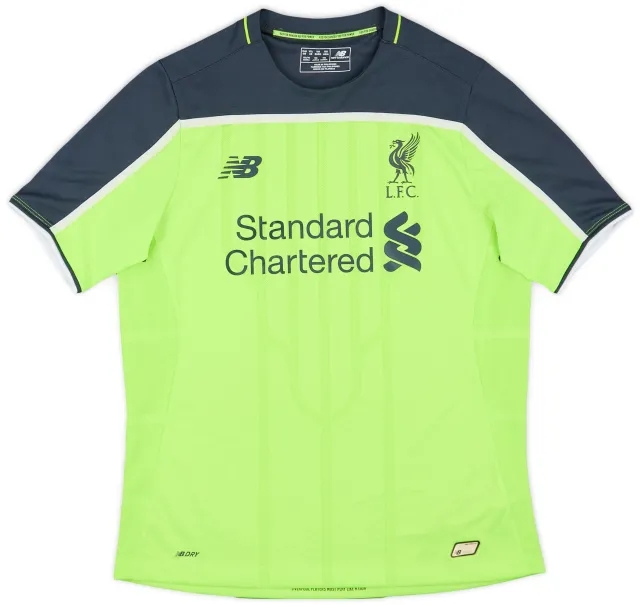 NewBalance 2016-17 Liverpool Third Shirt - 8/10 - (XL.Boys)