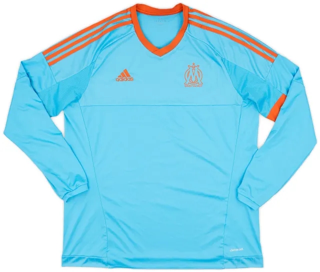 adidas 2014-15 Olympique Marseille Fourth L/S Shirt - 9/10 - (XL)