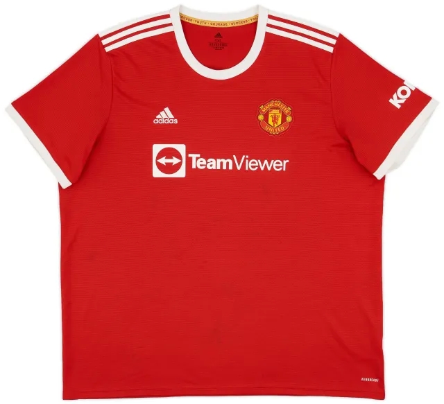 adidas 2021-22 Manchester United Home Shirt - 5/10 - (3XL)