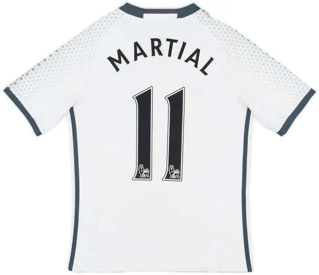adidas 2016-17 Manchester United Third Shirt Martial #11 - 6/10 - (L.Boys)
