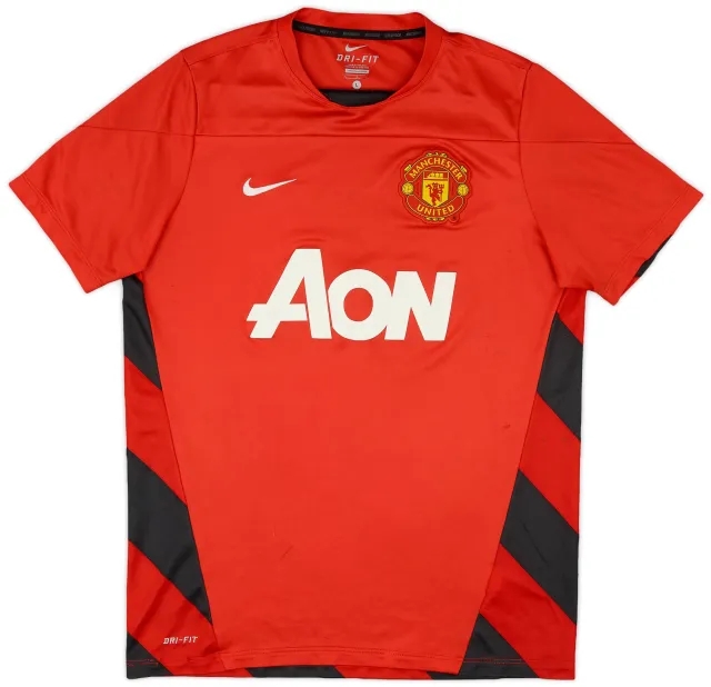 2013-14 Manchester United Nike Polo Shirt - 9/10 - (L)