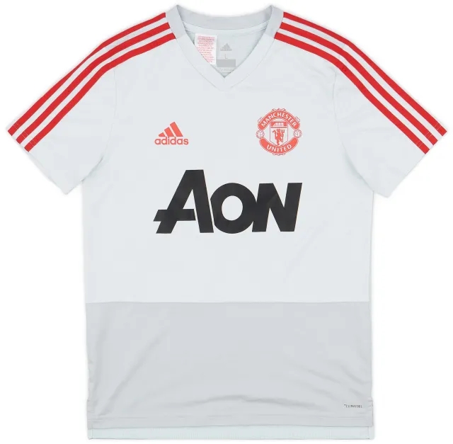 2018-19 Manchester United adidas Training Shirt - 8/10 - (L.Boys)