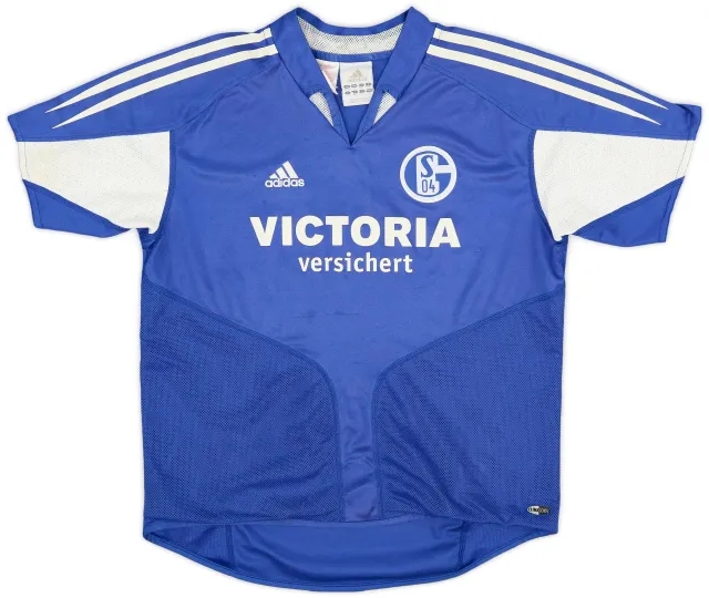 adidas 2004-05 Schalke Home Shirt - 7/10 - (M.Boys)