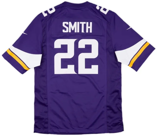 2018-24 Minnesota Vikings Smith #22 Nike Game Home Jersey (M)