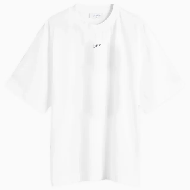 Off-White Men's Vibe Arrow Skate T-Shirt White/Black