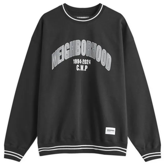 Neighborhood Men's College Sweatshirt Black