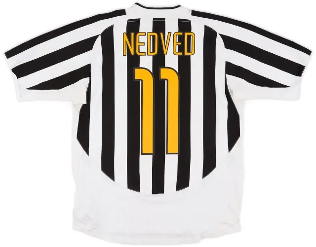 Nike 2003-04 Juventus Home Shirt Nedved #11 - 8/10 - (L)