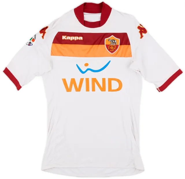 Kappa 2009-10 Roma Away Shirt Toni #30 - 6/10 - (S)