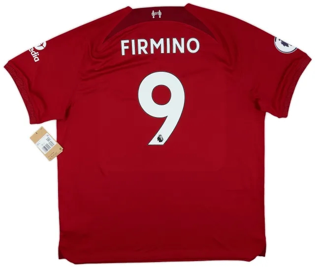Nike 2022-23 Liverpool Home Shirt Firmino #9 (XXL)