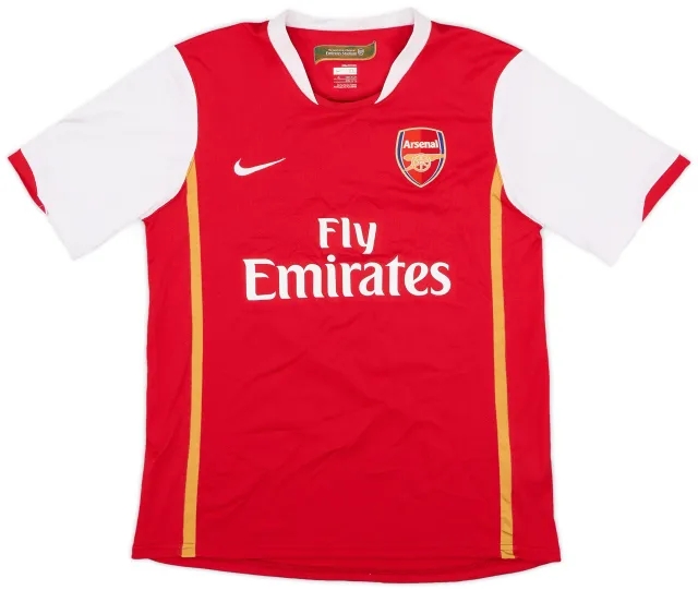Nike 2006-08 Arsenal Home Shirt - 9/10 - (XL.Boys)