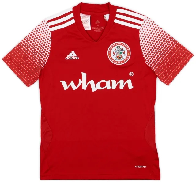 adidas 2020-22 Accrington Stanley Home Shirt - 9/10 - (M.Boys)