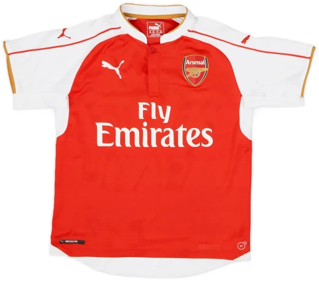 Puma 2015-16 Arsenal Home Shirt - 6/10 - (XL.Boys)
