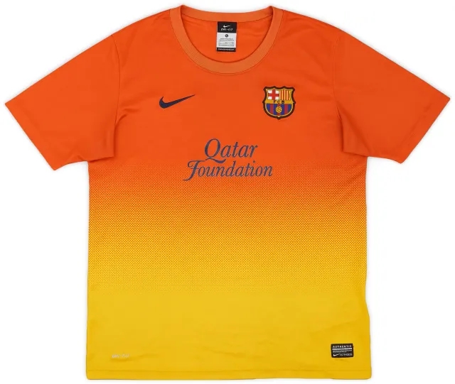Nike 2012-13 Barcelona Basic Away Shirt - 8/10 - (XL.Boys)