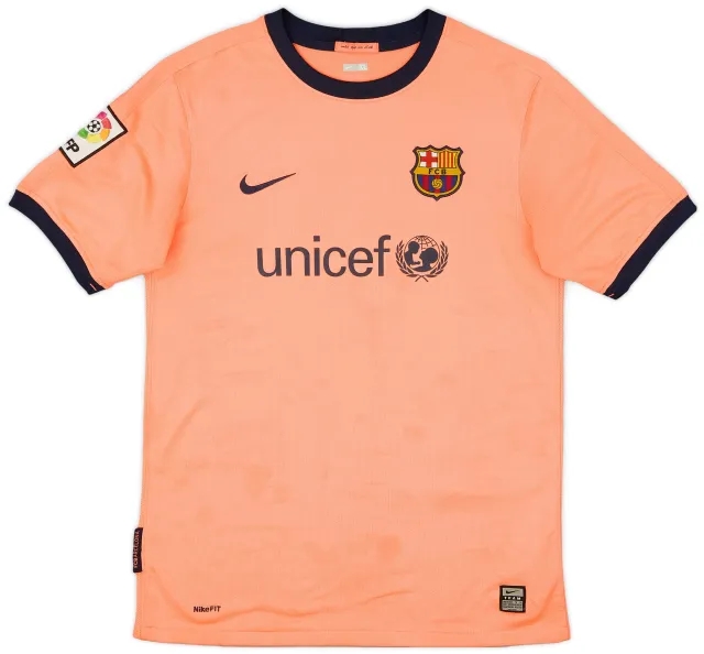 Nike 2009-10 Barcelona Away Shirt - 6/10 - (XL.Boys)