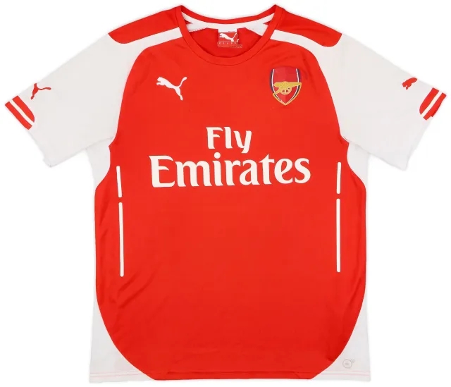 Puma 2014-15 Arsenal Home Shirt - 4/10 - (M)