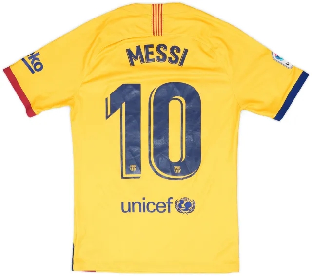 Nike 2019-20 Barcelona Away Shirt Messi #10 - 7/10 - (S)