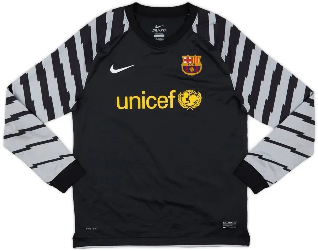 Nike 2010-11 Barcelona GK Shirt- 9/10 - (L.Boys)