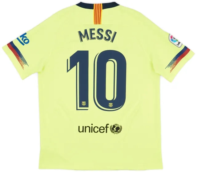 Nike 2018-19 Barcelona Away Shirt Jordi Alba #18 - 5/10 - (XL.Boys)