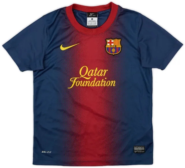 Nike 2012-13 Barcelona Basic Home Shirt - 8/10 - (S.Boys)