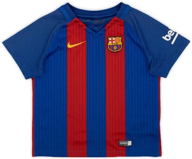 Nike 2016-17 Barcelona Home Shirt - 8/10 - (S.Boys)