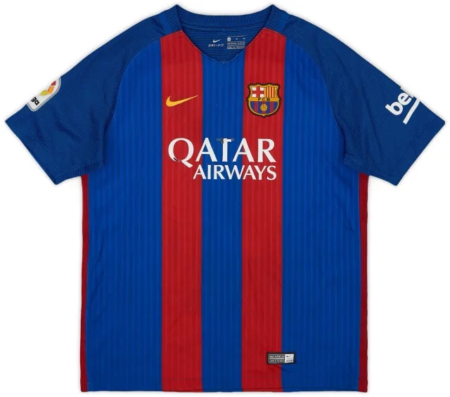 Nike 2016-17 Barcelona Home Shirt - 5/10 - (XL.Boys)