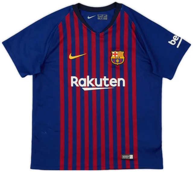 Nike 2018-19 Barcelona Home Shirt Messi #10 - 10/10 - (S)