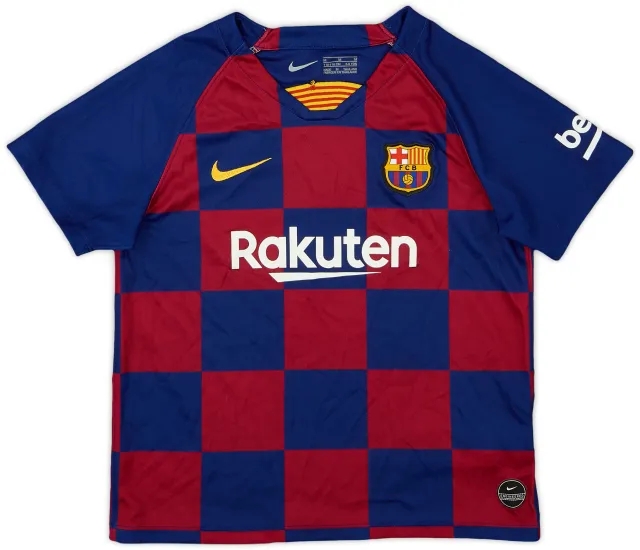 Nike 2019-20 Barcelona Home Shirt - 8/10 - (5-6 Years)