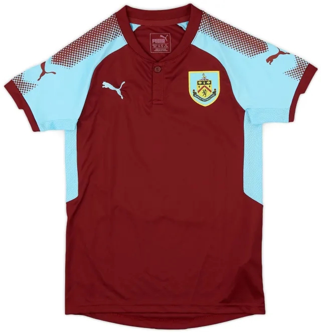 Puma 2017-18 Burnley Home Shirt - 8/10 - (9-10 Years)