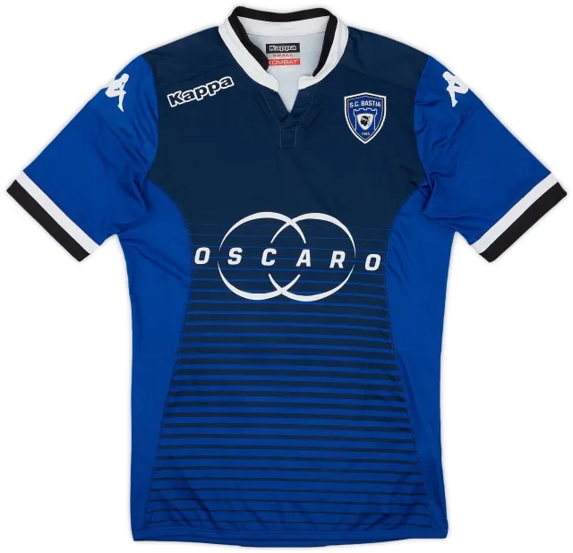 Kappa 2015-16 Bastia Home Shirt - 8/10 - (S)