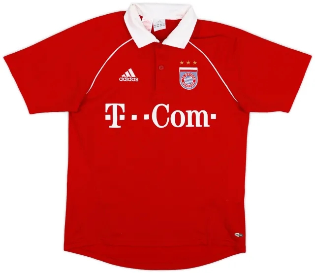 adidas 2005-06 Bayern Munich Home Shirt - 9/10 - (XL.Boys)