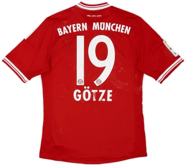 adidas 2013-14 Bayern Munich Home Shirt Gotze #19 - 4/10 - (S)