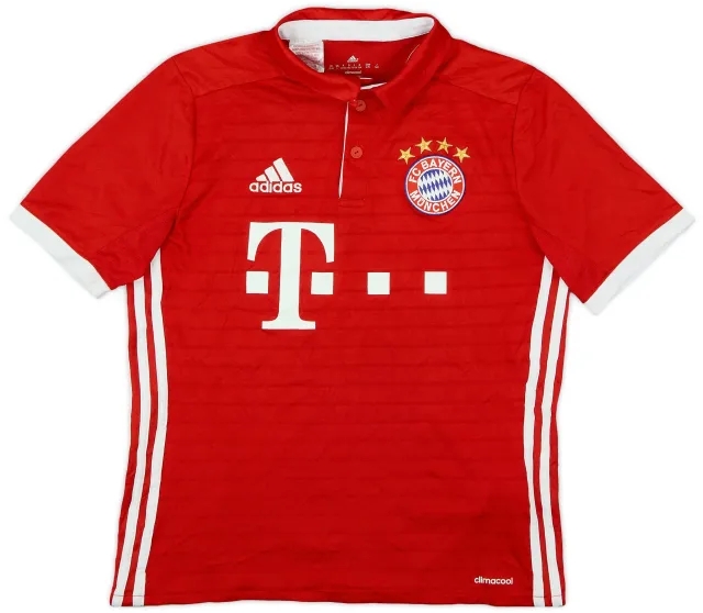 adidas 2016-17 Bayern Munich Home Shirt - 8/10 - (L.Boys)