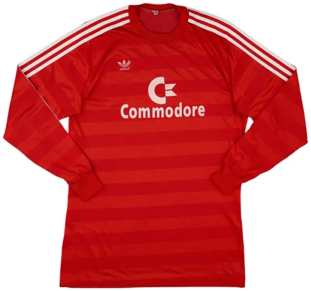 adidas 1984-89 Bayern Munich Home L/S Shirt - 8/10 - (L)