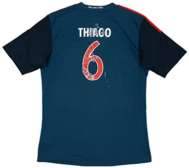 adidas 2013-14 Bayern Munich Third Shirt Thiago #6 - 4/10 - (XL.Boys)