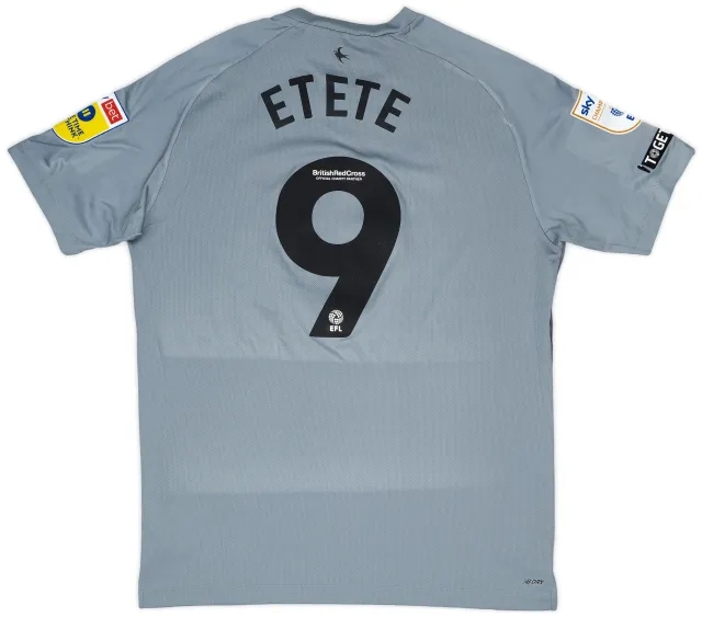 NewBalance 2022-23 Cardiff Match Issue Away Shirt Etete #9