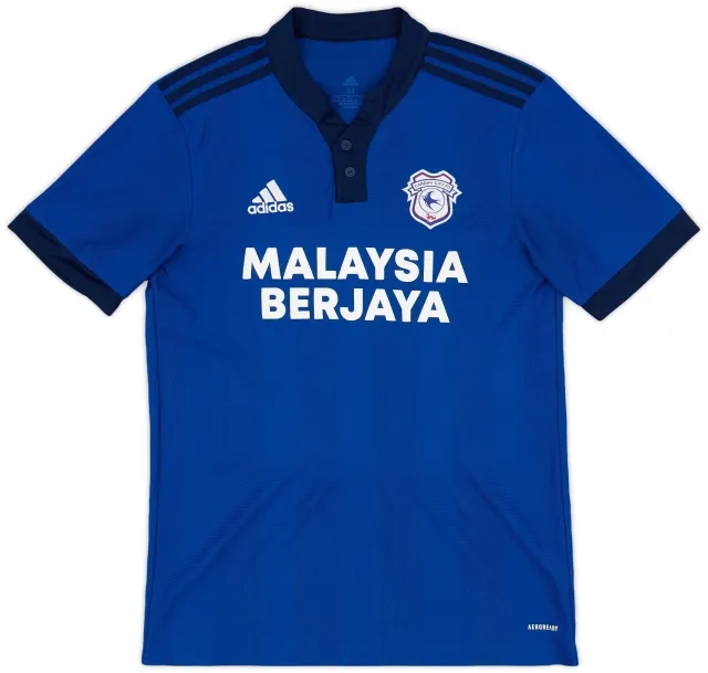 adidas 2021-22 Cardiff Home Shirt - 8/10 - (M)