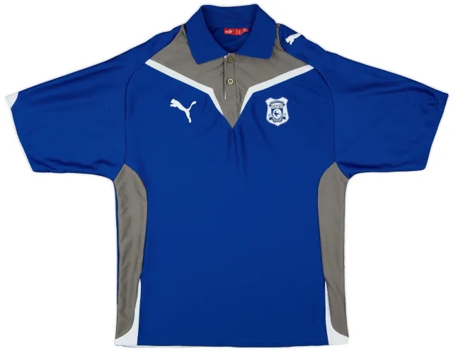 2009-10 Cardiff Puma Polo Shirt - 9/10 - (M)