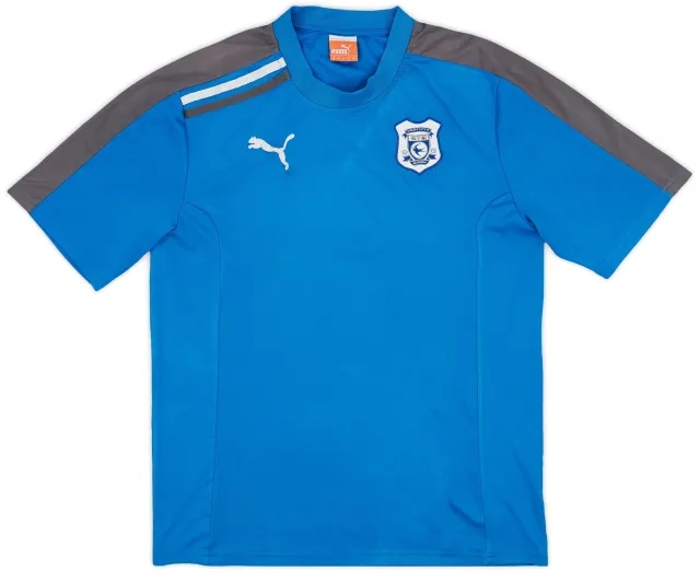 2011-12 Cardiff City Puma Training Shirt - 8/10 - (M)
