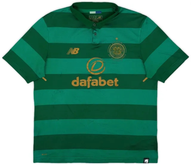 NewBalance 2017-18 Celtic 'Lisbon Lions 50th Anniversary' Away Shirt - 5/10 - (L)
