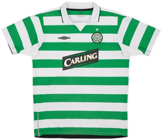 Umbro 2004-05 Celtic Home Shirt - 6/10 - (XL.Boys)
