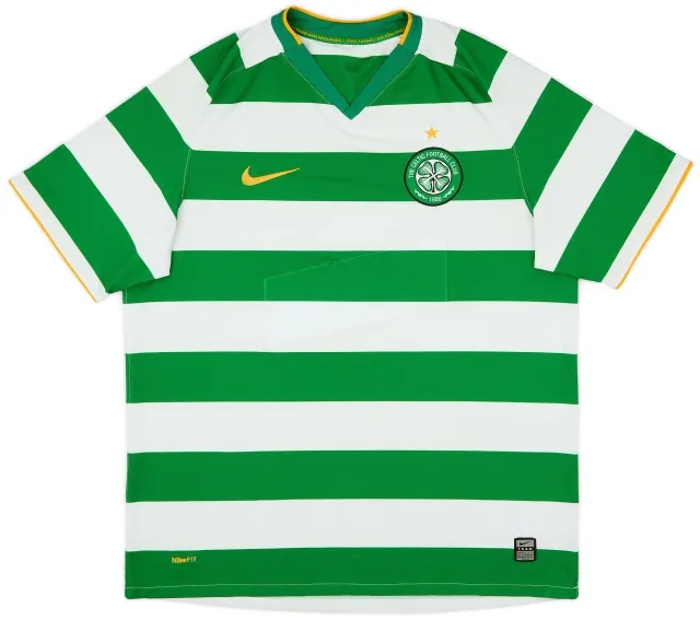 Nike 2008-10 Celtic Home Shirt - 4/10 - (M)