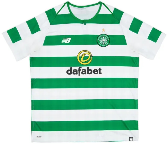 NewBalance 2018-19 Celtic Home Shirt - 8/10 - (XL)
