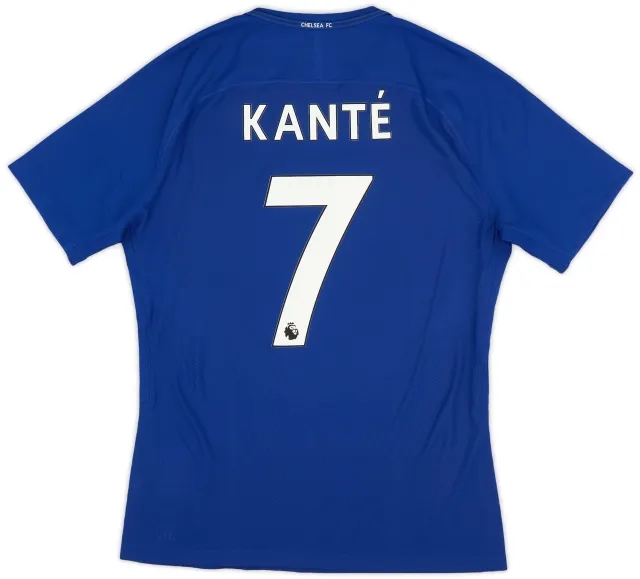 adidas 2017-18 Chelsea Player Issue Home Shirt Kante #7 (L)