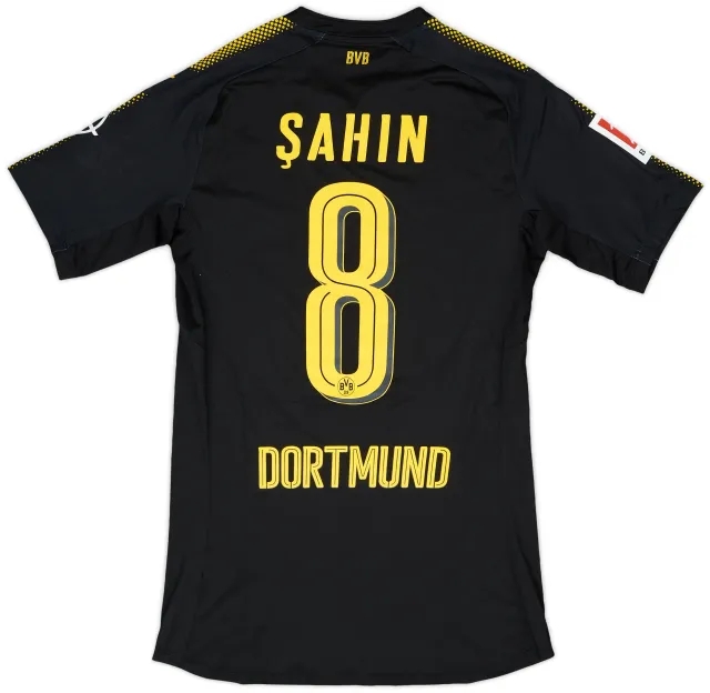 Puma 2017-18 Borussia Dortmund Match Issue Away Shirt Sahin #8