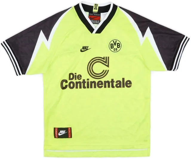 Nike 1995-96 Borussia Dortmund Home Shirt - 9/10 - (M.Boys)