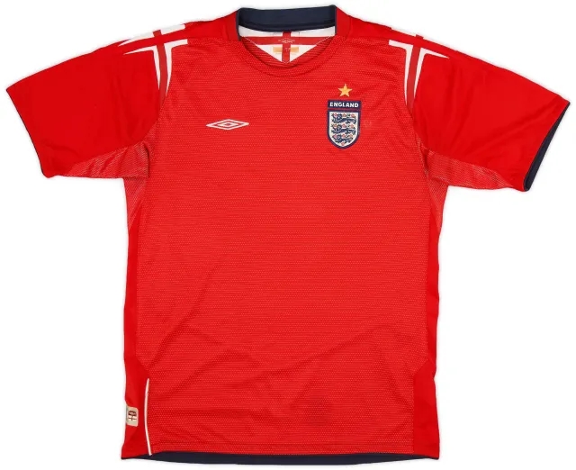 Umbro 2004-06 England Away Shirt - 8/10 - (XL.Boys)